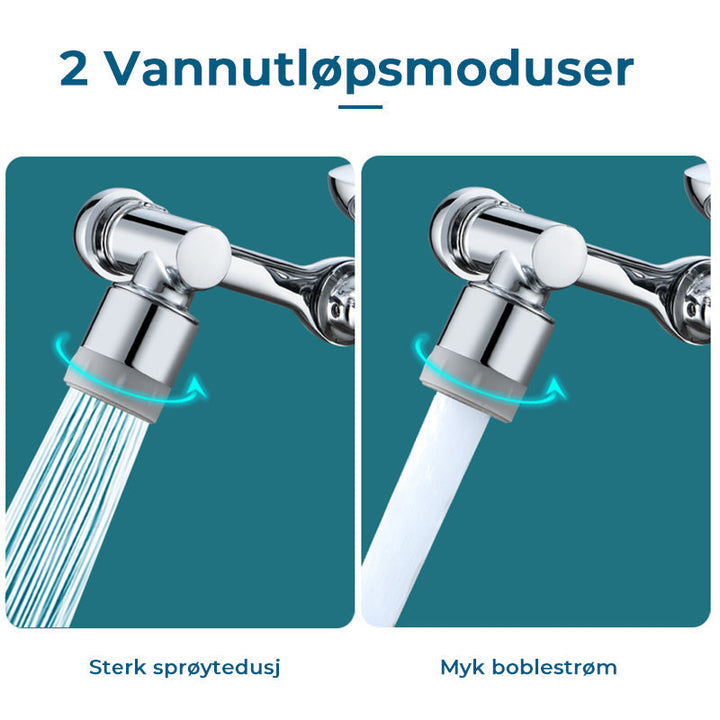 1080° roterende vannkran adapter - Mångsidig vannspray