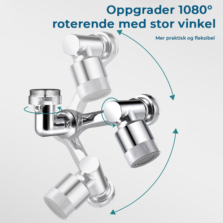 1080° roterende vannkran adapter - Mångsidig vannspray