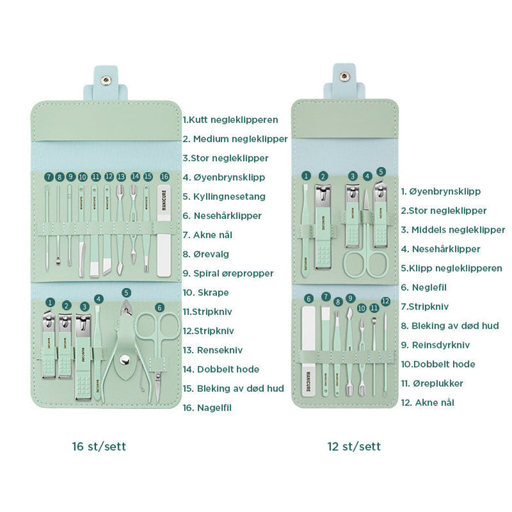 Neccesett Resa-Set - Multifunktionellt | 12/16 Deler