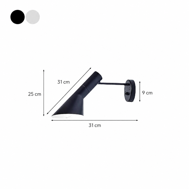Minimalistisk Kjegleformet Vägglampa för Vardagsrummet