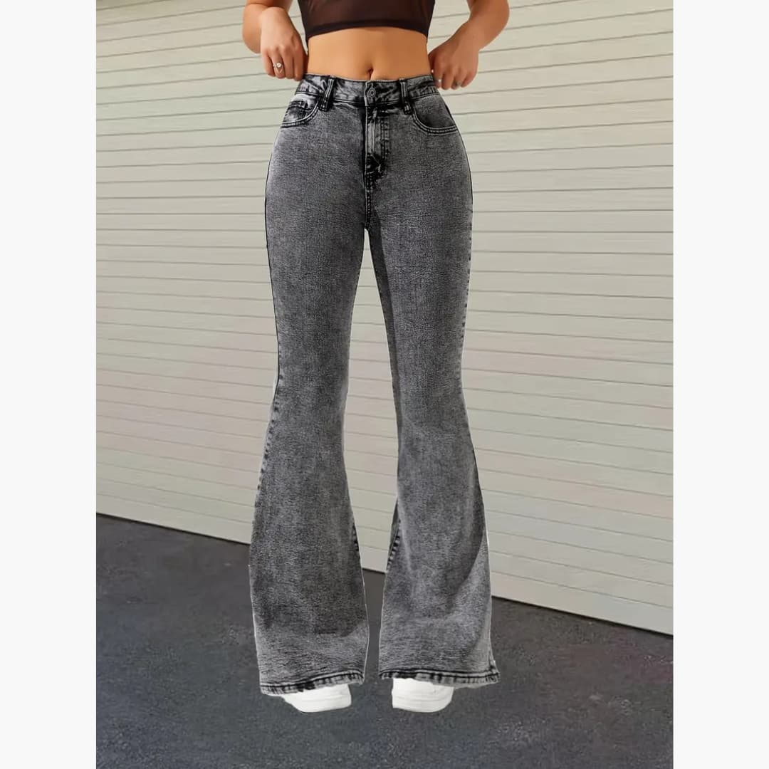 Hilda - Bekväma slankejeans med hög midja för kvinnor