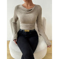 Dominika - Chic avslappnad turtleneck-skjorta för kvinnor
