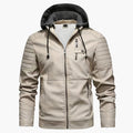 Herr Softshell-jacka med huva vindbeskyttende jacka