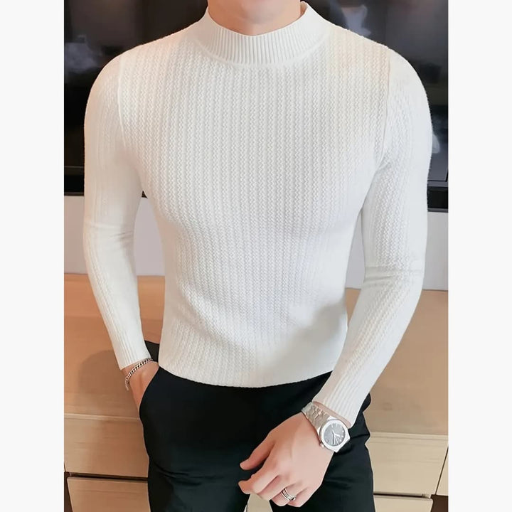 Martin - Casual tröja med ståkrage för män