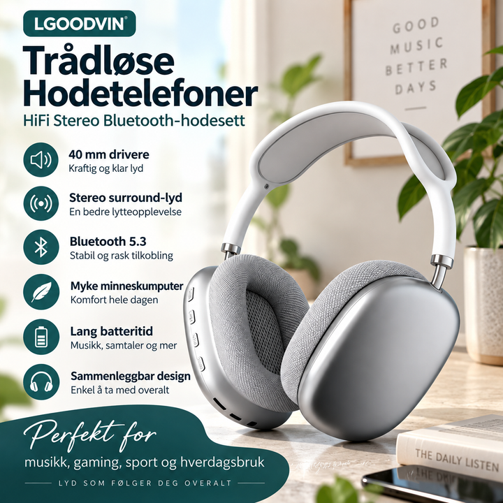 Hodetelefoner - Stöyreduserende | Komfort &amp; Stil