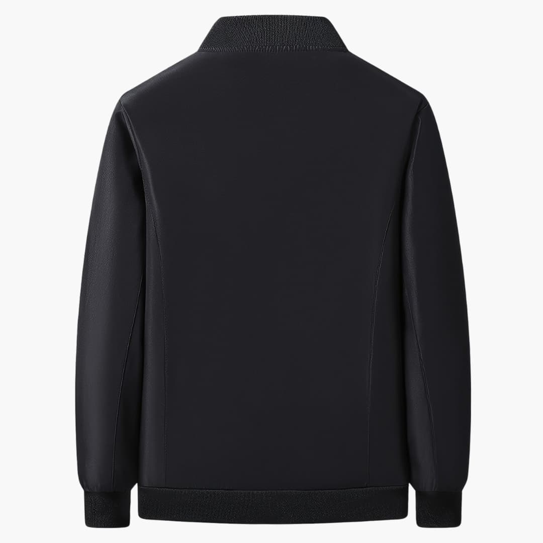 Herr Fleece-fôret Casual Jacka Bekväm och Snygg