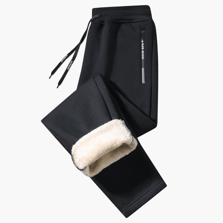 Casual Fleece-forede Byxor för Herr