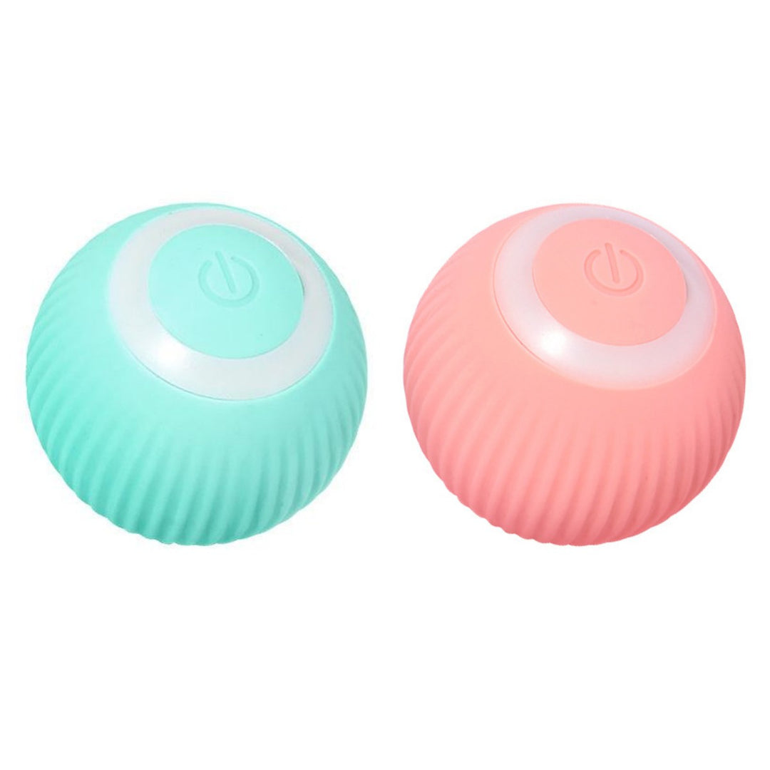 Kattleksak med rullande boll, intelligent rörelse och USB-laddning