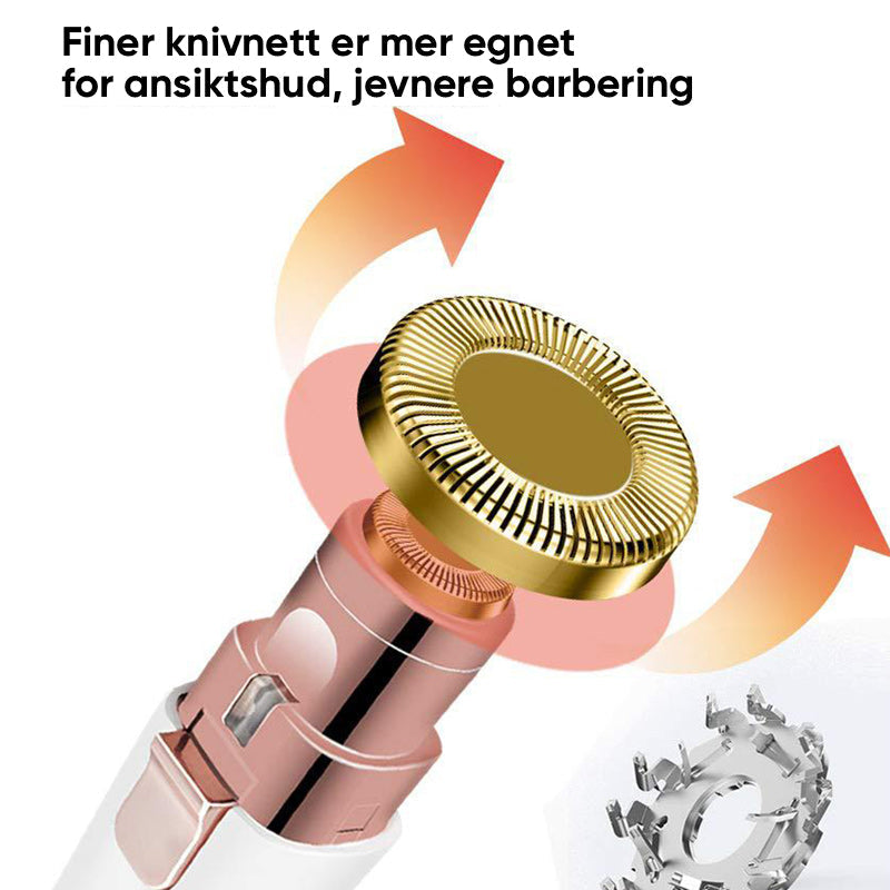 2-i-1 Elektrisk Öyenbrynstrimmer - Precis och Smertefri
