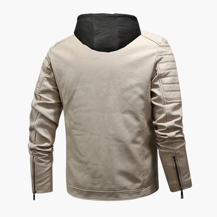 Herr Softshell-jacka med huva vindbeskyttende jacka