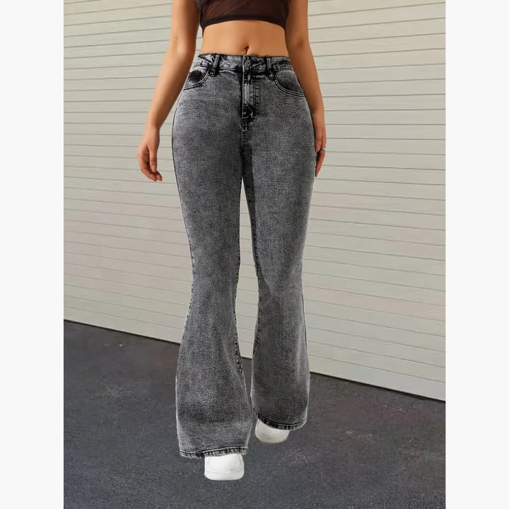 Hilda - Bekväma slankejeans med hög midja för kvinnor