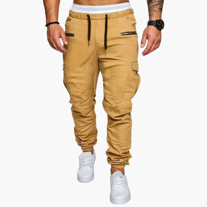 Angelo - Snygga Cargo Joggingbyxor för Herr