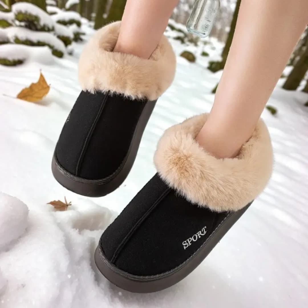 Lara - Dam Varm Plysjforet Snöstövel