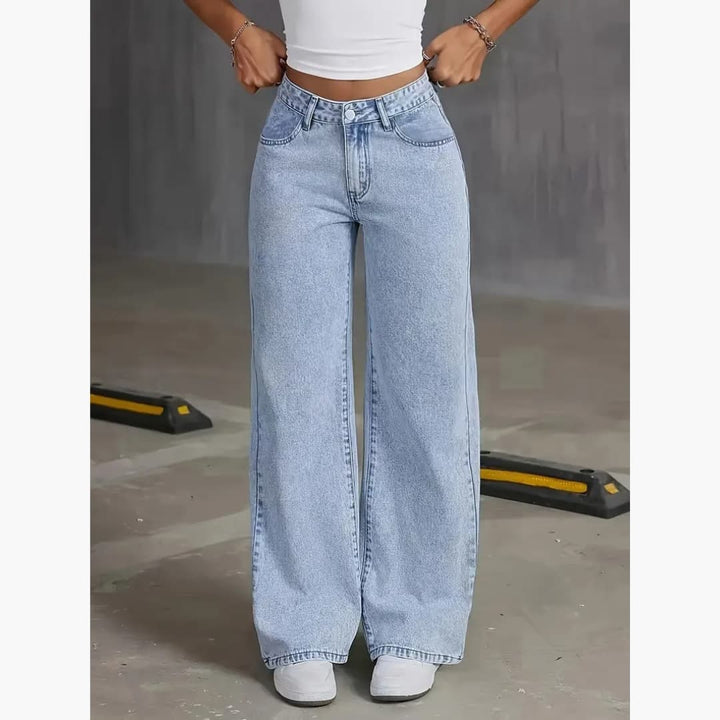 Fanny - Bekväma smale jeans med hög stretch för kvinnor