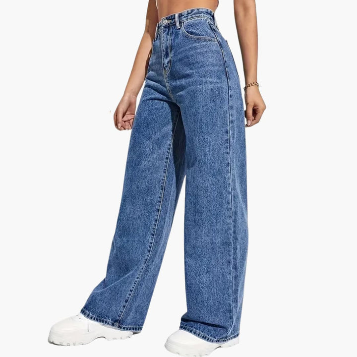 Jacqueline - Plush-Lined Denim Pants för Women