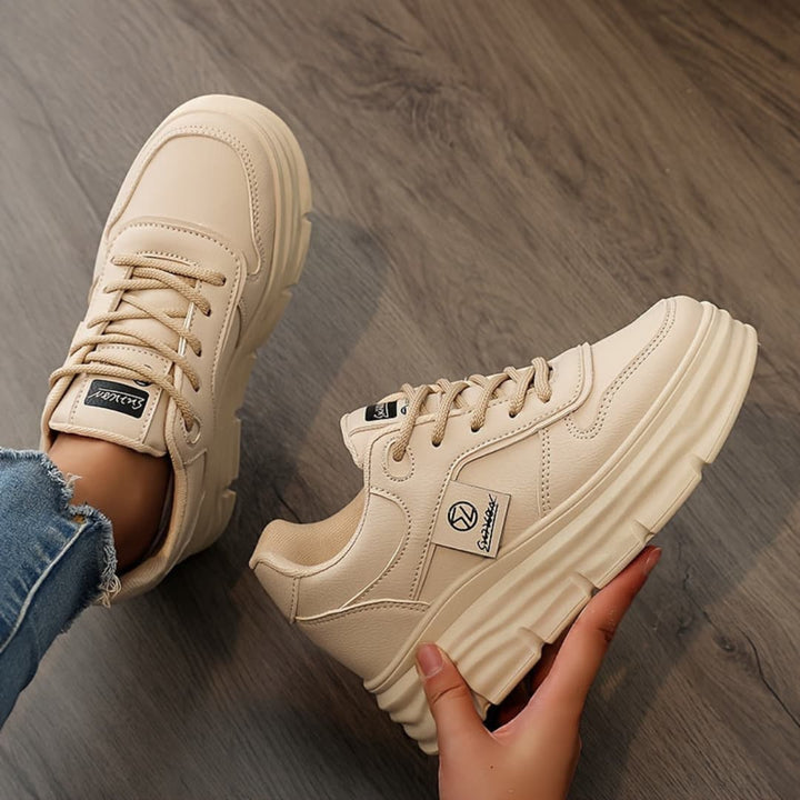 Dam Fashion Skateboard Sneakers Lettvekts All-Season Fottöy