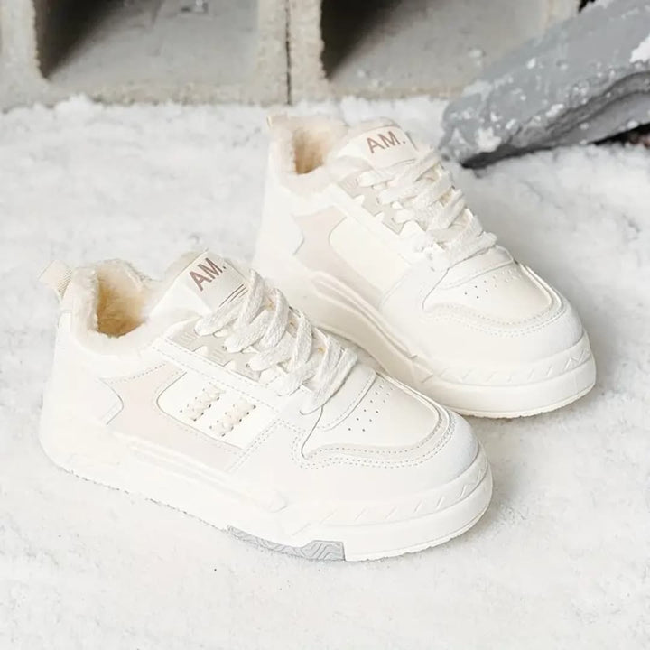 Jennifer - Värme fleecefôrede sneakers till dam