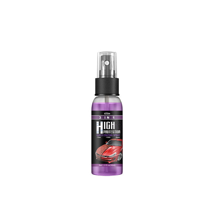 3 i 1 Bilpleiespray - Hurtig, Effektiv, Högbeskyttelse