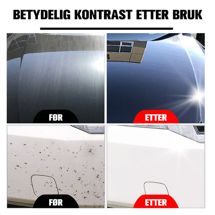 3 i 1 Bilpleiespray - Hurtig, Effektiv, Högbeskyttelse