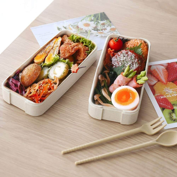 3-Lags Bento Matboks för Hem, Skole och Jobb