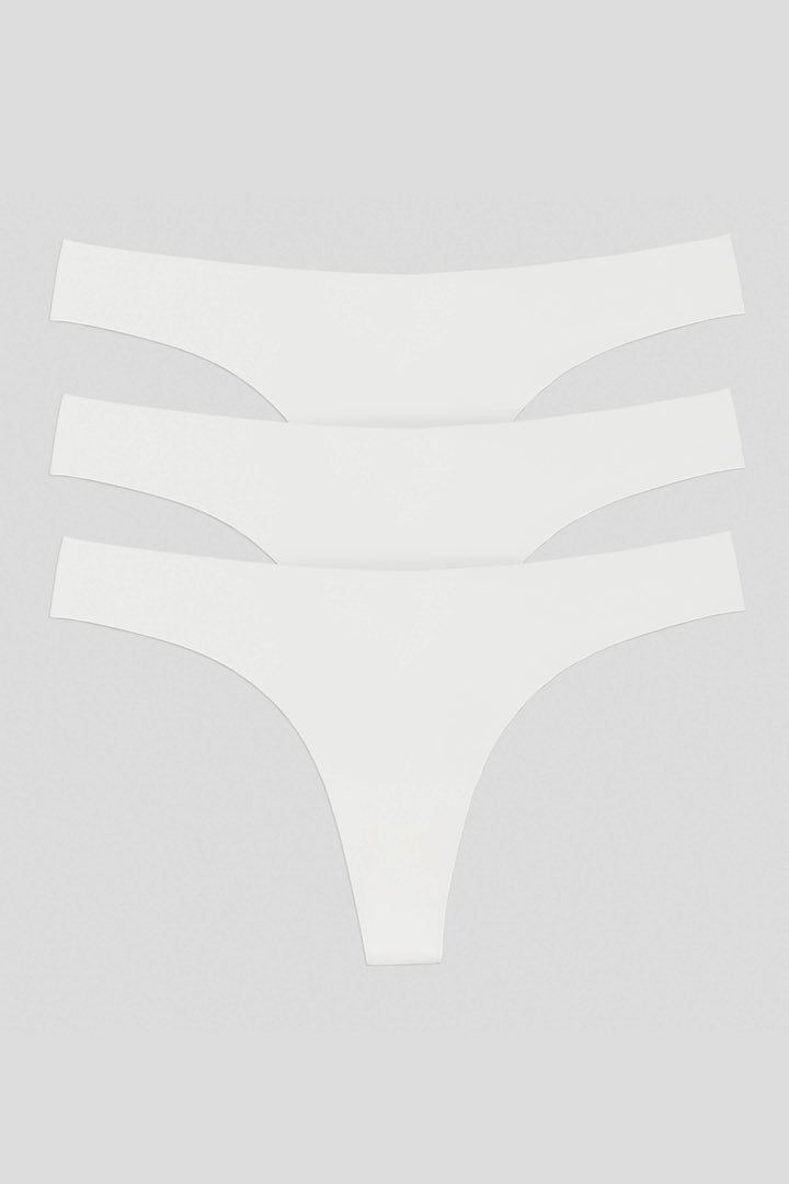 3-Pack Sömlös Tynn Stringtruse | Bekvämt Underkläder