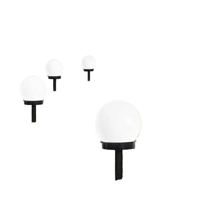 3-Pak Hagebelysning LED Solar Globe – Vattentät &amp; Snygg
