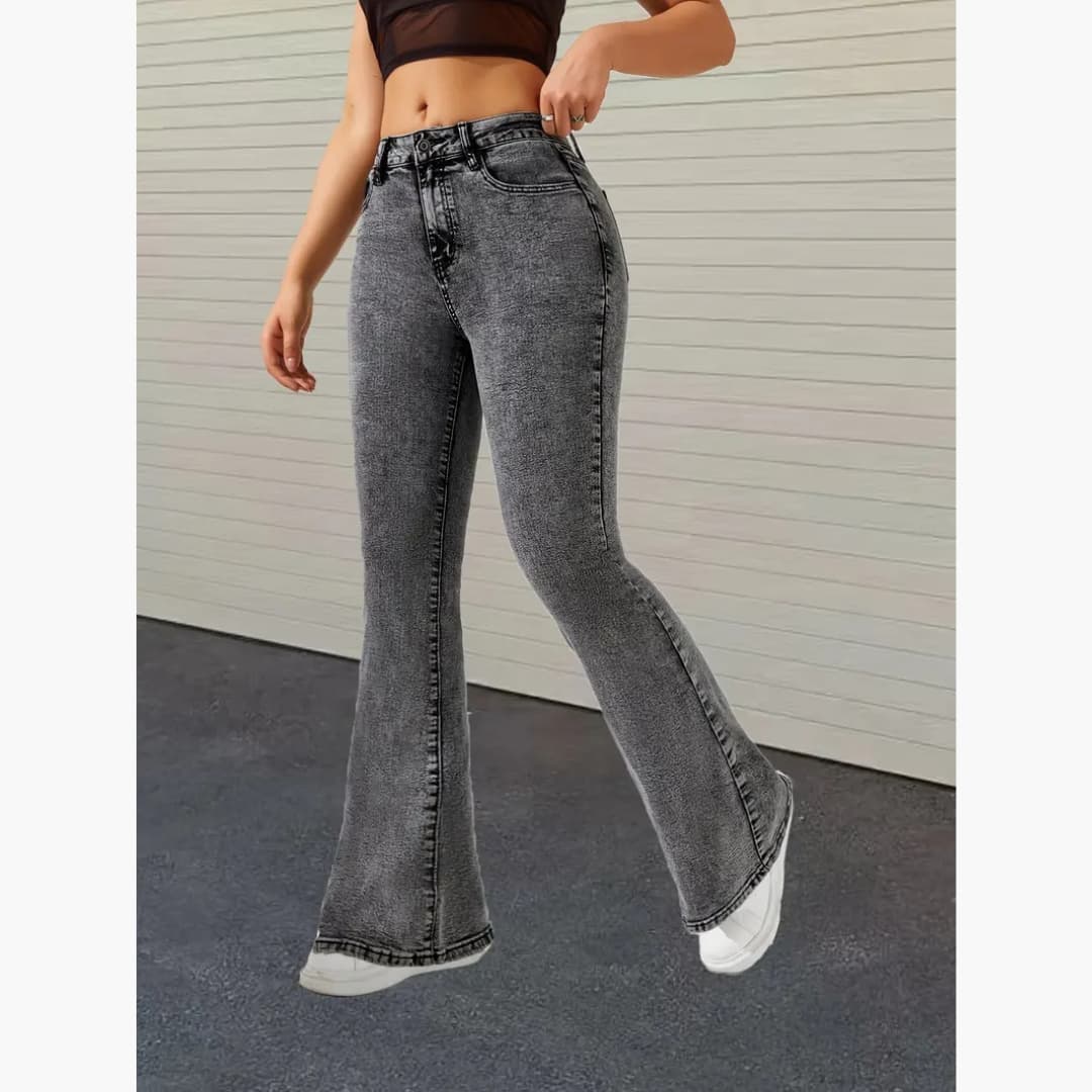 Hilda - Bekväma slankejeans med hög midja för kvinnor
