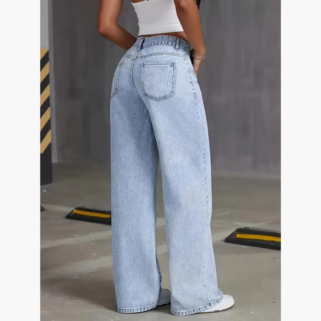 Fanny - Bekväma smale jeans med hög stretch för kvinnor