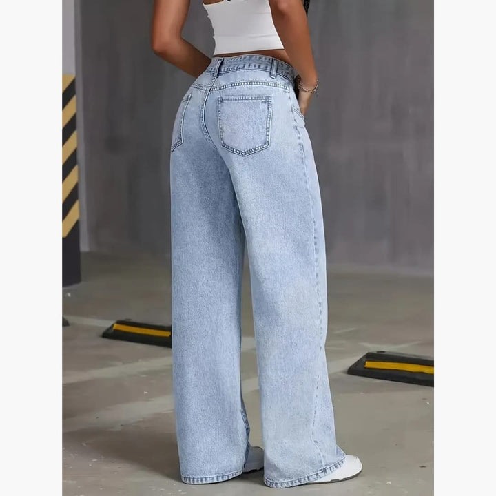 Fanny - Bekväma smale jeans med hög stretch för kvinnor