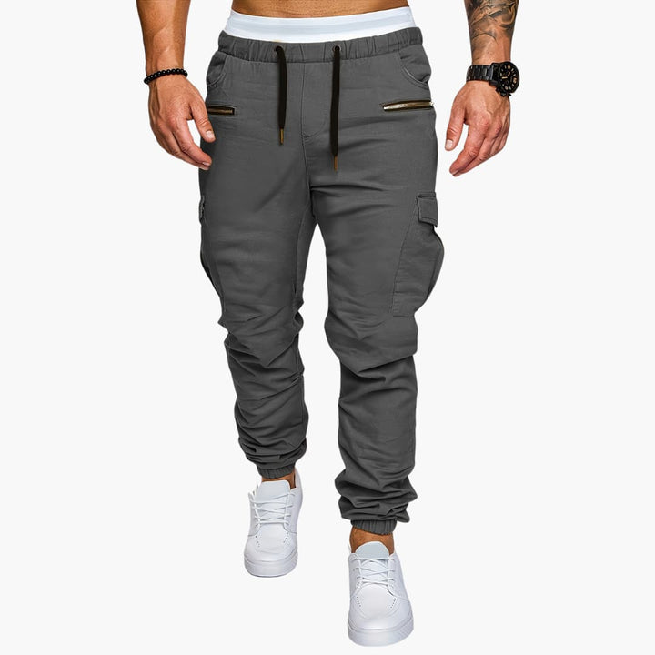Angelo - Snygga Cargo Joggingbyxor för Herr
