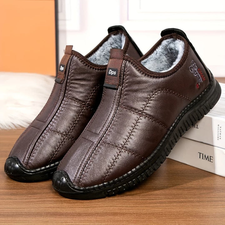 Carlos - Mysiga Fleece-fôrede Slip-On Sneakers för Män
