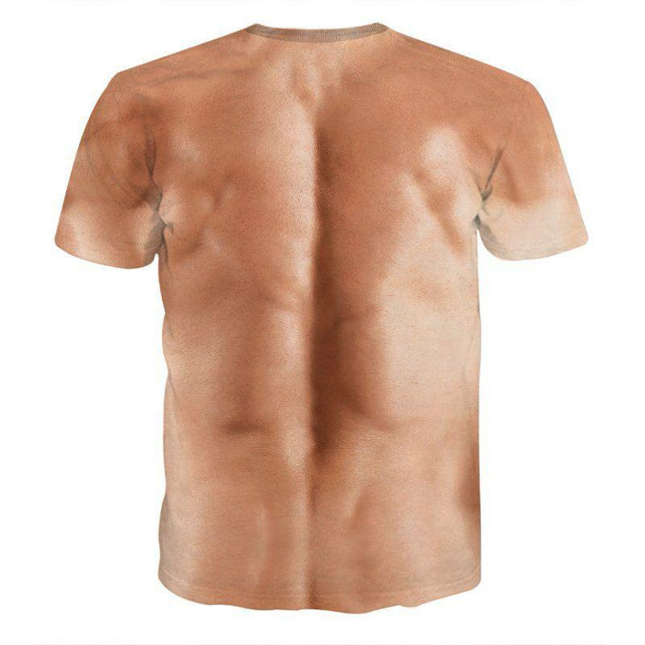 3D T-skjorta | Muskel- och Tatoveringsdesign