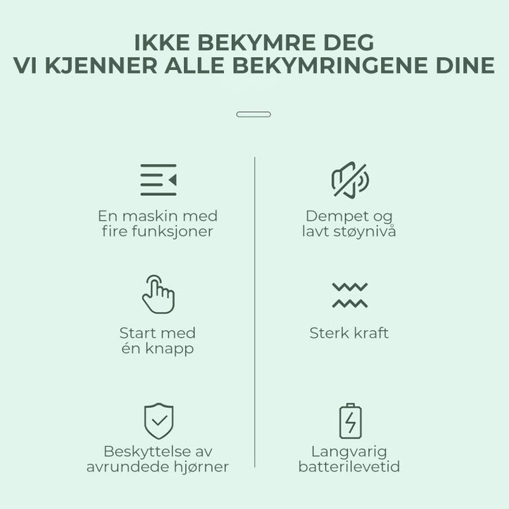 4-i-1 Kjäledyrhårklipper - Stillegående &amp; Effektiv