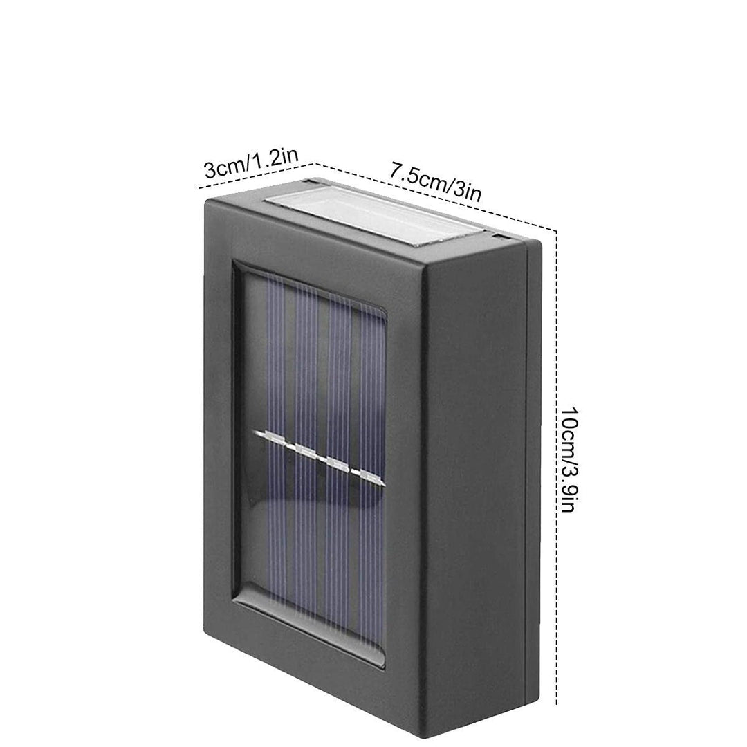 Solcelledrevet Vägglampa till Uteplass, 4 st