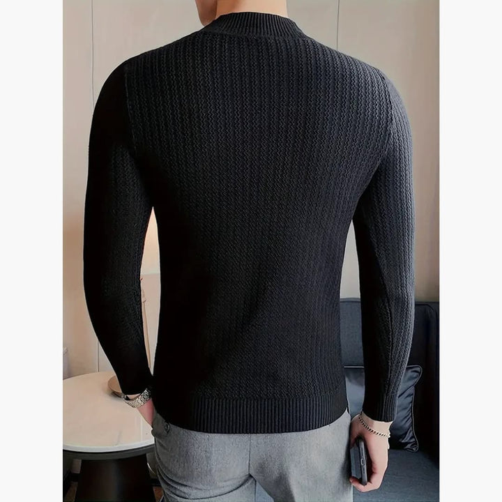 Martin - Casual tröja med ståkrage för män