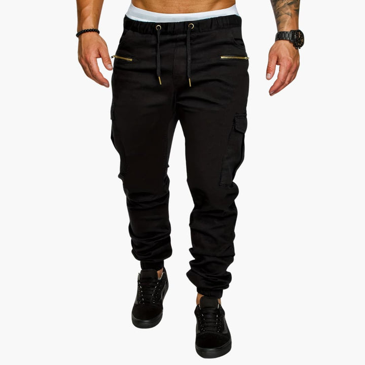 Angelo - Snygga Cargo Joggingbyxor för Herr