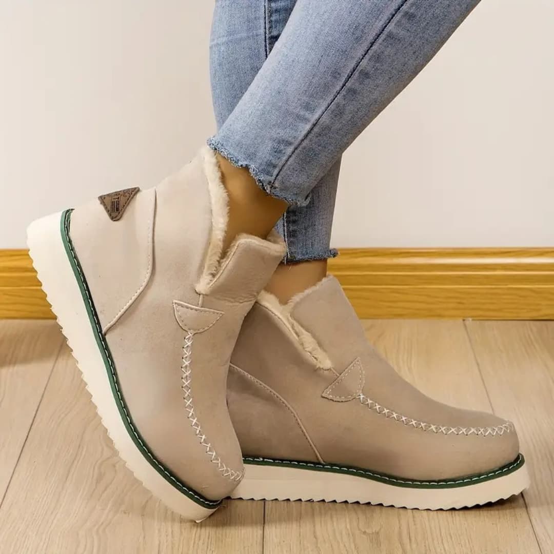 Jasmina - Värme slip-on ankelstövler till dam