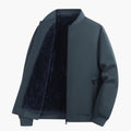 Herr Fleece-fôret Casual Jacka Bekväm och Snygg