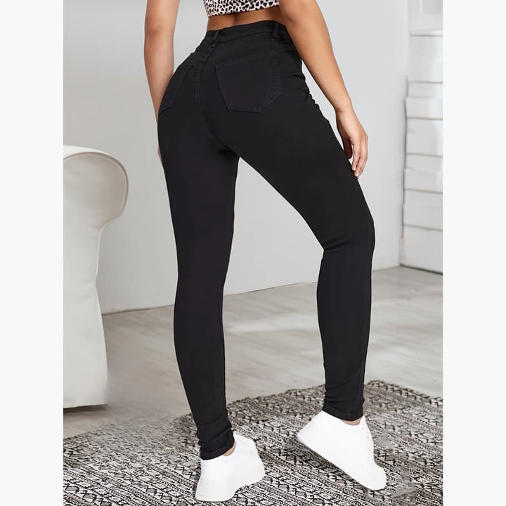 Florence - Skinny fit fleecebukse till dam
