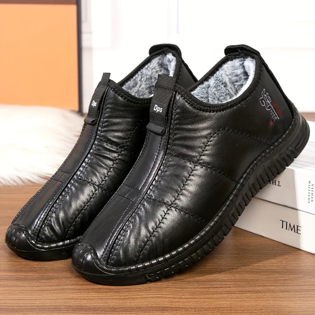Carlos - Mysiga Fleece-fôrede Slip-On Sneakers för Män