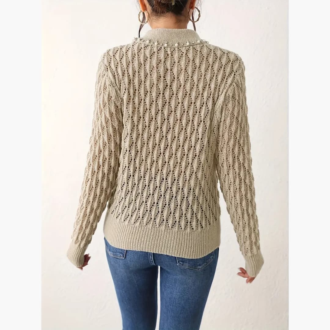 Imogen - Elegant perletröja till dam
