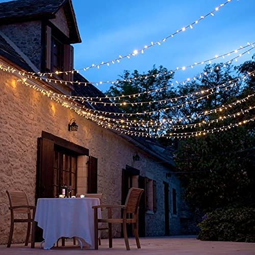 500 LED Julelys - Varm Vitt - Utomhus Dekorasjon