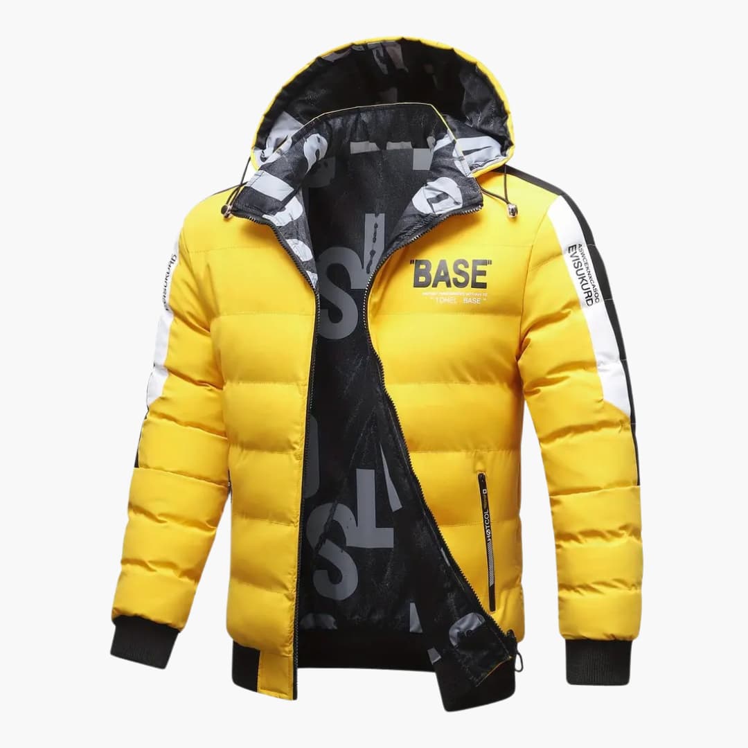 Alexander - Vendbar vinterjacka med huva för män