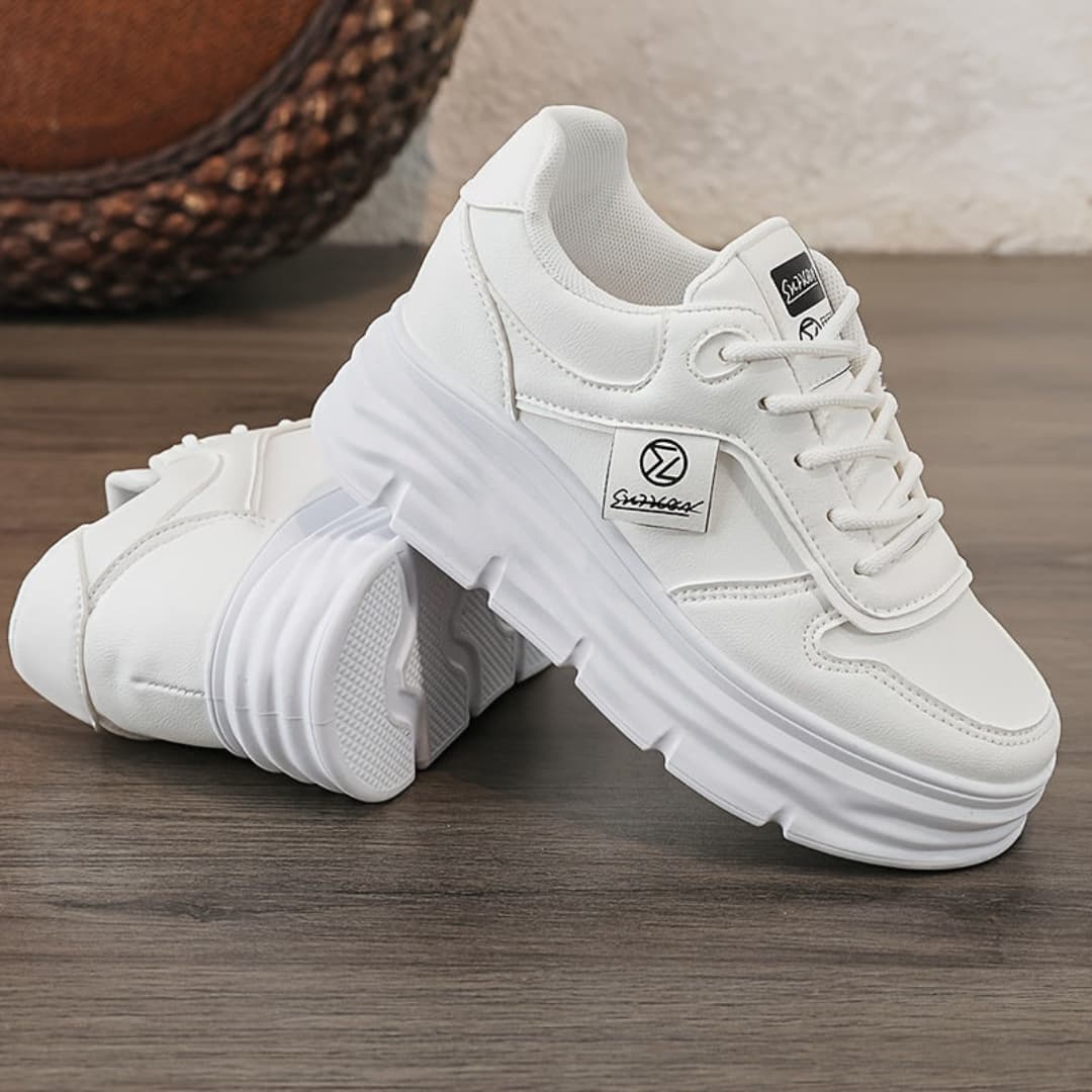 Dam Fashion Skateboard Sneakers Lettvekts All-Season Fottöy