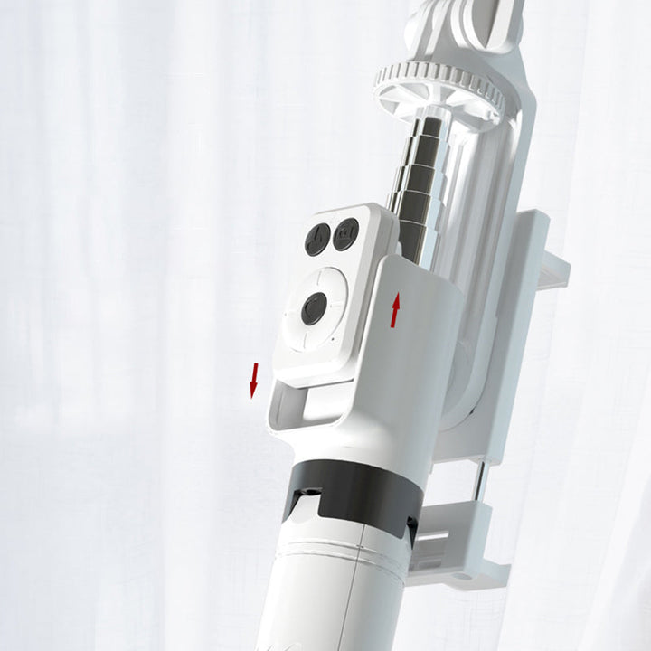 6 i 1 Selfie Stick med Fylllys - Lätt och Stabilisert