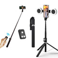 6 i 1 Selfie Stick med Fylllys - Lätt och Stabilisert
