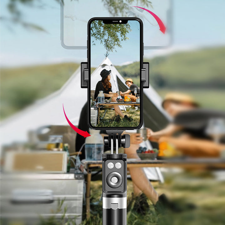 6 i 1 Selfie Stick med Fylllys - Lätt och Stabilisert