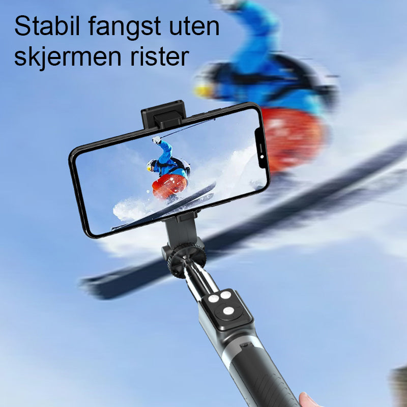 6 i 1 Selfie Stick med Fylllys - Lätt och Stabilisert