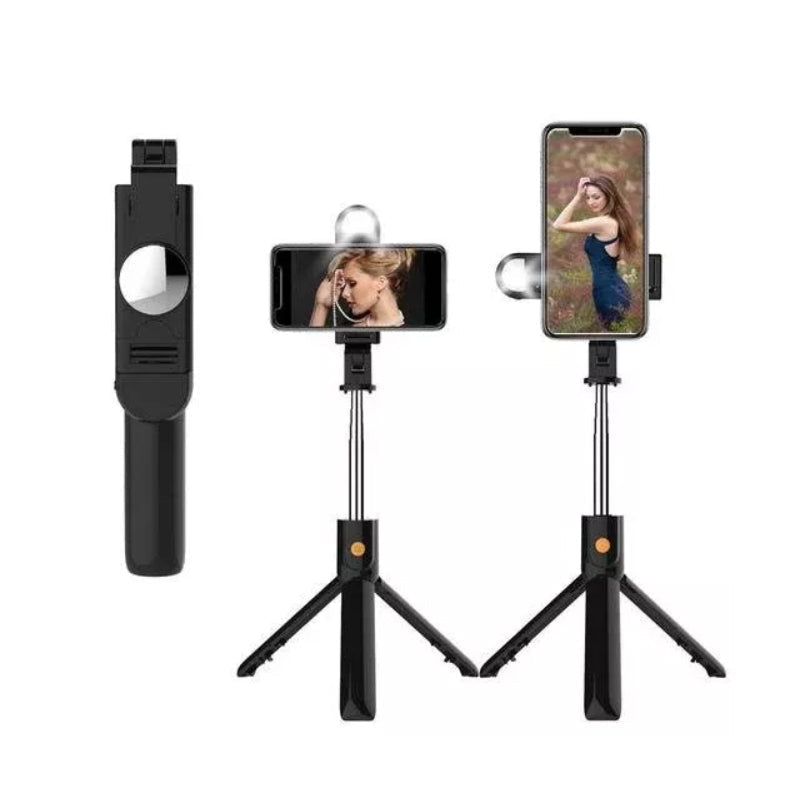 6 i 1 Trådlös Bluetooth Selfiestang - Stabile och Kreativa Bilde