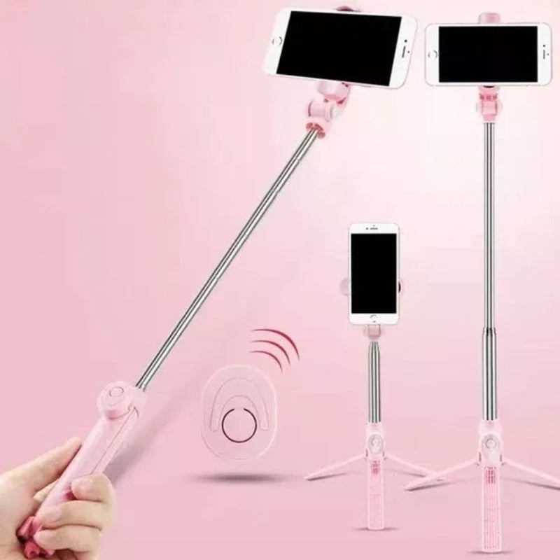 6 i 1 Trådlös Bluetooth Selfiestang - Stabile och Kreativa Bilde